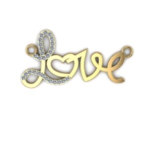 Radiant Love: Diamond Pendant in 14K, 18K, and 22K Gold
