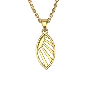 Graceful Radiance: 14, 18, and 22 Karat Diamond Pendant