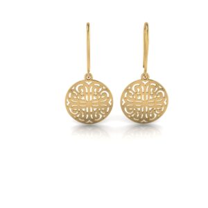 Regal Rose Gold Danglers (14K, 18K, and 22K Variants)