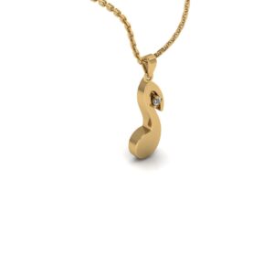 Music Diamond Pendant Women (14K, 18K, and 22K Variants)