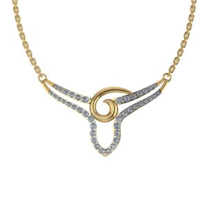 Regal Radiance: Tanmaniya Gold Pendant (14K, 18K, 22K)