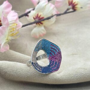 Futuristic Cocktail Ring: A Touch of Tomorrow