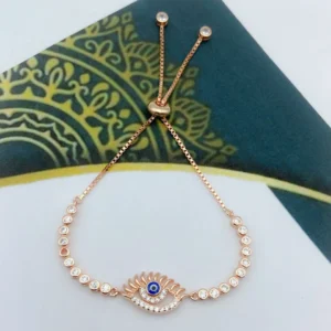 Eternal Guardian: With Dual-Tone variant  Eye Motif Wrist Chain