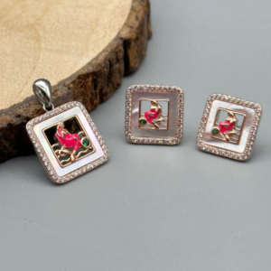 Enchanted Figure Pendant & Earrings Combo