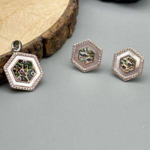 Tree of Life Pendant & Earrings Combo