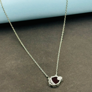 Radiant Elegance Pendant Set in Verdant Green & Maroon