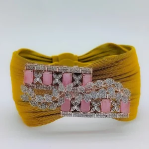 Golden Blossom Cuff Bracelet