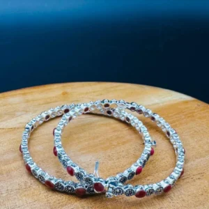 Crimson Dawn Sling Bangles Pair