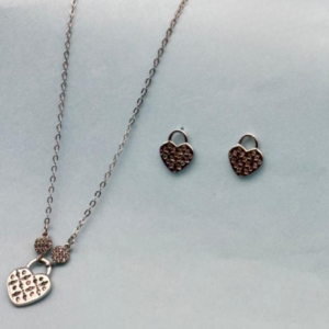 Endless Devotion Pendant and Earrings Set