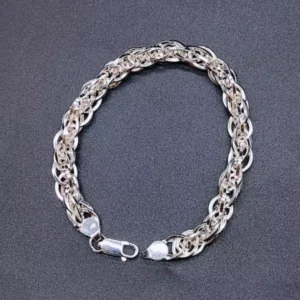 Starlight Delight: Silver Wrist Chain for Little Ones