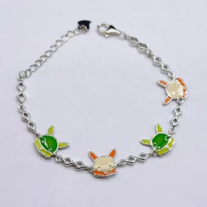 Whimsical Wonders: Silver Charm Wrist Chain for Kids