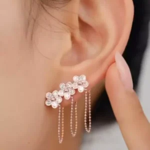 Untitled_design-2-2 Blossom Symphony: Trio of Floral Earrings in Rose Gold Polish
