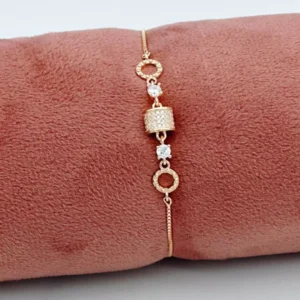 Untitled_design-6 Celestial Glow: Chain Bracelet in Premium Silver with Zirconia