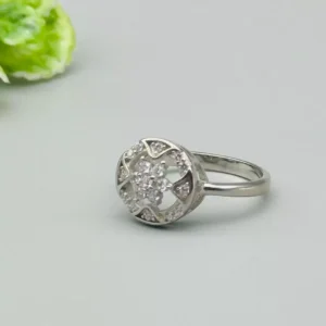 Untitled_design-7-2 Floral Serenity: Silver Zirconia Finger Ring