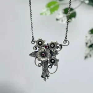 Eternal Echoes: Afghani-Inspired Long Neckpiece