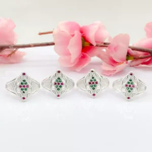 Eternal Charm: Silver Toe Ring Pair