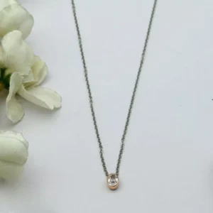 Elysian Orbit: Timeless Oval Pendant