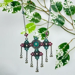 Timeless Radiance: Afghani Elegance Long Neckpiece