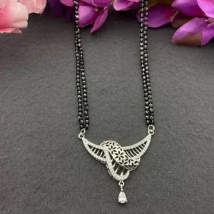 Timeless Charm: Silver Mangalsutra Pendant