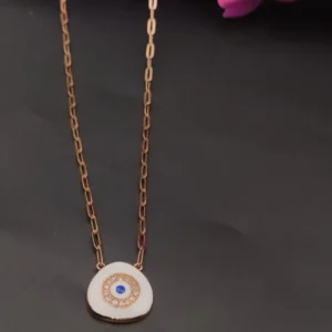 Mystic Guardian: Evil Eye Pendant with Chain