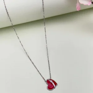 Scarlet Embrace Pendant