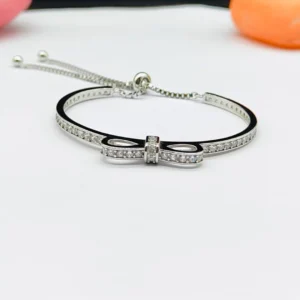 Radiant Bow Knot Adjustable Bracelet