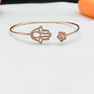 Shimmering Streamline Adjustable Bangle