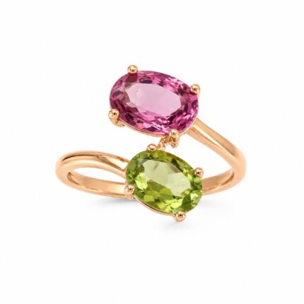 Dual Elegance - Toi & Moi Ring